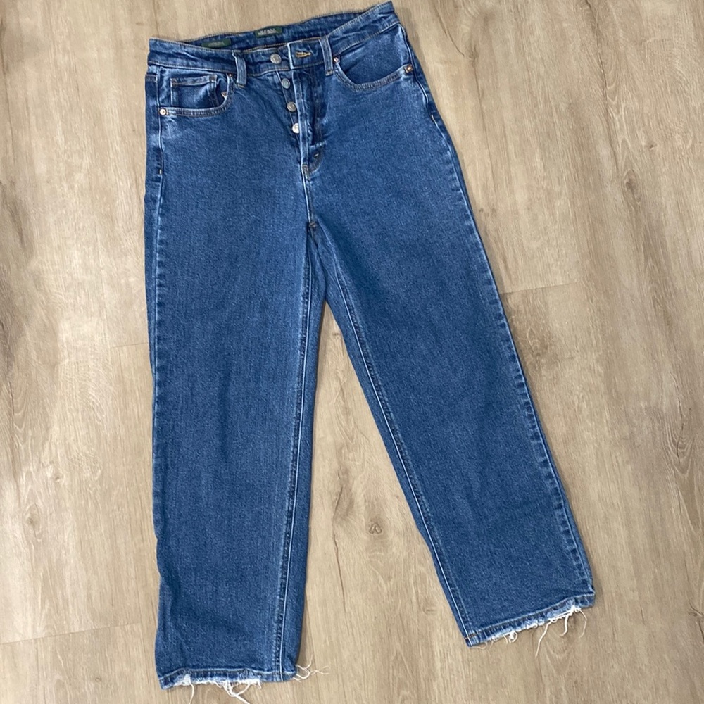 Wild Fable Button Fly High Rise Straight Jeans